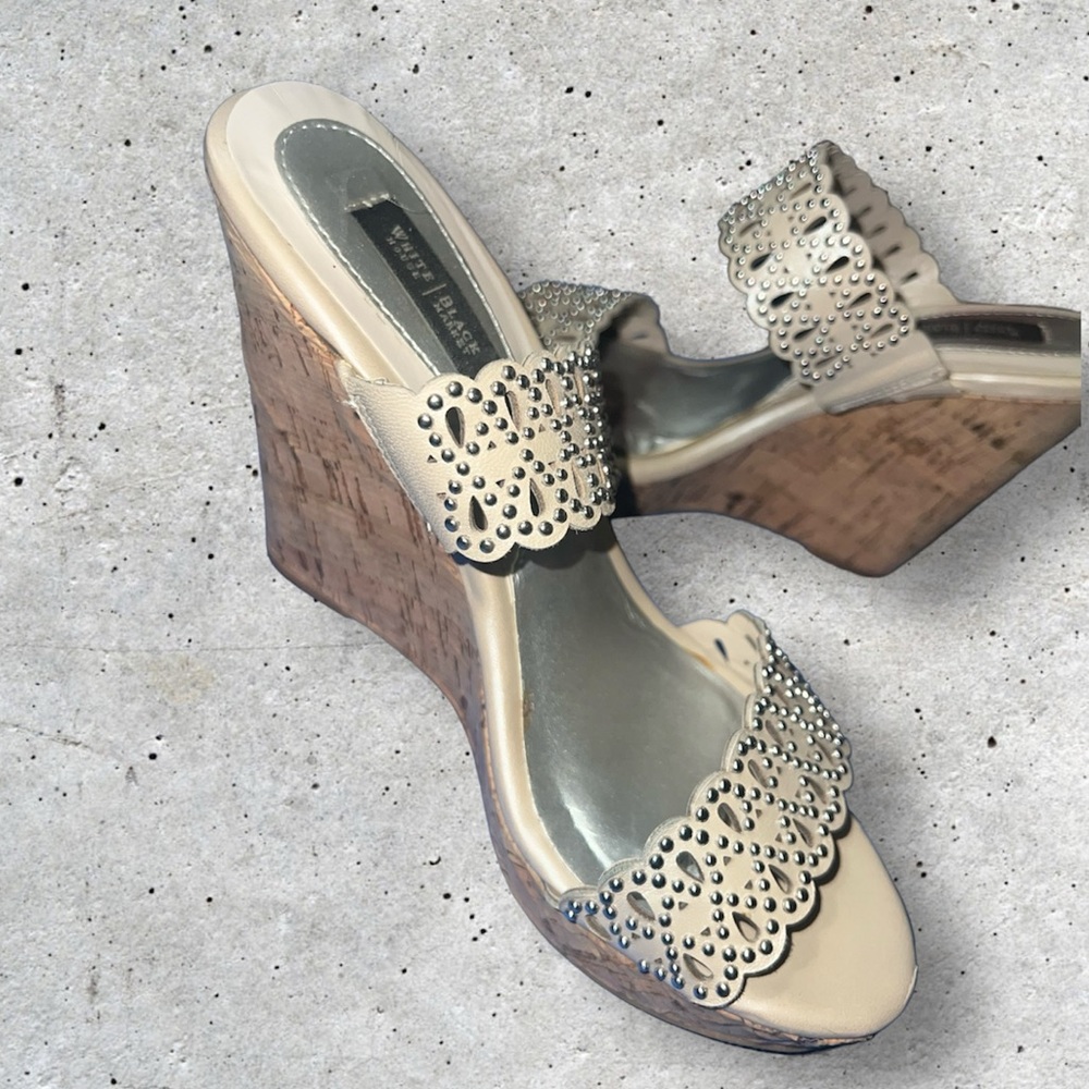 White House Black Market Wedge Heels